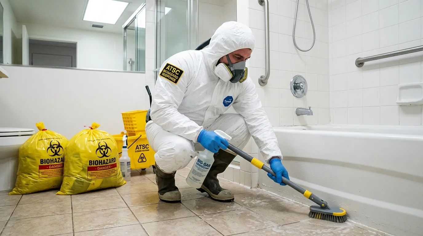 Decontamination equipment deployed for Blood Cleanup in North Richland Hills